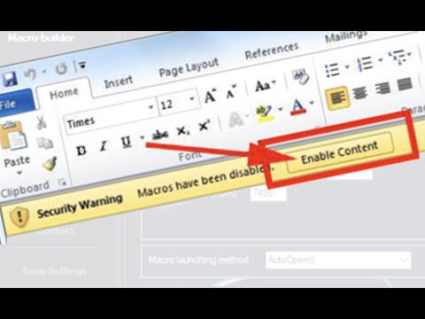 Microsoft Office Macro Payload Demo