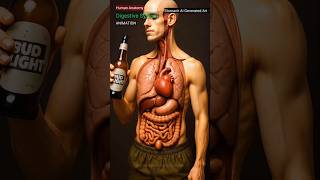 How Alcohol Affects Your Body | Human Anatomy | Stomach AI Generated Art | 02