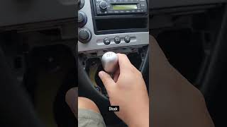 EP3 Civic Si OEM VS Buddyclub short shifter #honda #civic #ep3 #shortshifter