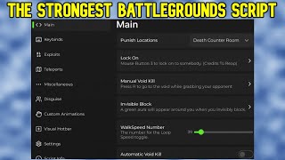 The Strongest Battlegrounds Script | Roblox Script | Not Patched | No Ban