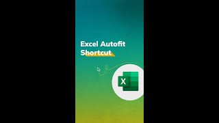 Excel Autofit Row and Columns Shortcut
