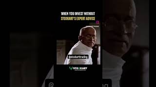 when you invest without stoxkart,s expert advice #stoxkart #trading #stock #option #call #put