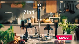 7 v 1 Hand Blender Sencor SHB 6551WH / SHB 6552BK /20s/