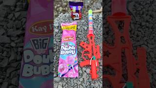 Big bubble gum lollipop & gune gems popsicle #shorts #lollipop #chocolate