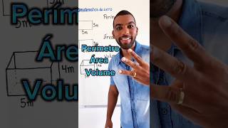 Perímetro, Área e Volume - entenda a diferença.