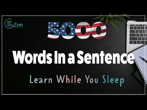 English Speaking Practice, Learn To Use Words In A Sentence (While You Sleep)