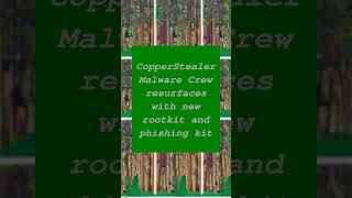 CopperStealer Malware Crew resurfaces with new rootkit and phishing kit