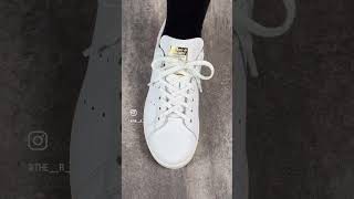 【adidas STAN SMITH】Shoelaces-靴ひも 結び方  FASCINATE_THE R_ANNEX #shorts  #shoes #fashion #mensfashion