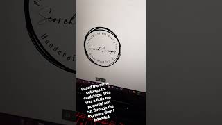 Engraving logo on card board box| laser engraving | f1 xtool #f1 #xtool #xtoolf1 #laserengrave