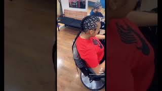 #throwback Cross Diamond 💎 braids | My Grip Game  #shorthair #shorthairbraider #braids  #shorts #332