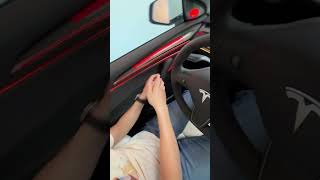 Ambient light kit for Tesla Model Y being installed at TeslaUpgrades.net by Tony! @tesla.upgrades