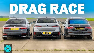 Luxury DRAG RACE: S-Class v 7 Series v A8