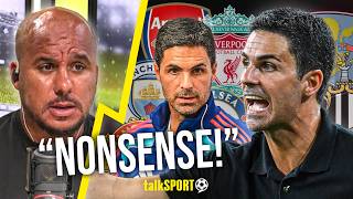 "WAFFLE!" Agbonlahor blasts Arteta for making EXCUSES why Arsenal may FAIL to win the title again!