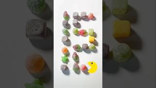 #Greedy#Pacman #GummyCandy #SugaryTreats #PacmanArt #CreativeFood #EdibleArt #SweetDesign