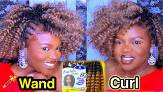I TRANDSFORMED WITH THIS 2X WAND 🪄CURL CROCHET BRAID / FREETRESS BRAID 🔥🔥🔥