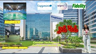 FULL TOUR Candor Techspace Gurugram Sector 48|Apply Here| Badmintion,Cricket,Basketball,Swimming |