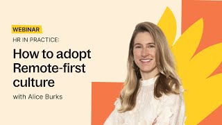 💻 How to Build a Remote-First Culture (Without Losing the Human Touch) | Webinar Highlights