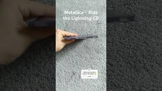 Metallica - Ride the Lightning CD #metallica #metal #ridethelightning #cd #cdcollection