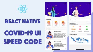 React Native : Covid 19 UI Speed Code (with React Navigation v5)