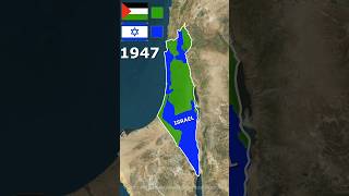 From 1947 to Today. How Israel & Palestine’s Borders Changed Over Time. #IsraelPalestineConflict
