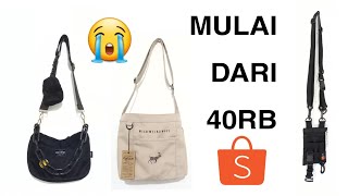 TAS LANGKA LUCU KEKINIAN HASIL SHOPEE HAUL TAS PART 2 | Lina Sherlina