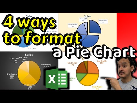 🍰 How to format a pie chart in Excel - 4 different ways