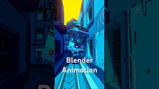 Stylized Grease Pencil animation made in blender  #greasepencil #2d3d  #animation