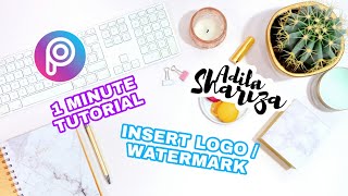 Picsart - Insert logo and watermark || 1 minute tutorial