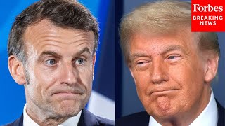 White House Responds After French President Macron Calls Trump's Tariffs 'Blackmail'