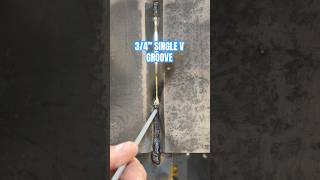 3/4" Groove Weld. #weldtest #stickwelding #weldernation #weldingschool #smaw #welding #weldinglife