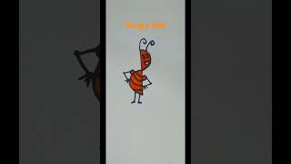 Ant easy drawing ideas #shorts #drawing #ytshorts #easydrawing #antdrawing #drawingshorts #redant