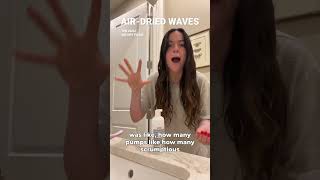 BEST WAVY HAIR MOUSSE IVE TRIED @theouai #wavyhair #heatlesshairstyles #hairtutorial #hairstyle