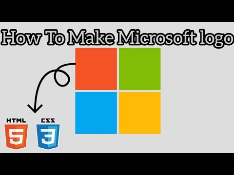 Create the Microsoft Logo with HTML and CSS: Step-by-Step