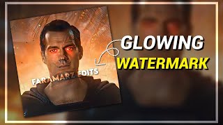 Ae Like Glowing Watermark Tutorial | Alightmotion 🔥🔥