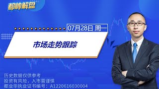 市场走势跟踪 | 2025.07.28 周一 A股解盘 | #上证指数 #收评 #股票行情 #大盘分析 #都业华 #每日解盘 #缠中说禅 #中枢理论 #技术面分析