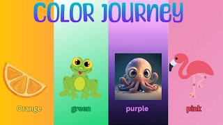 Color Journey: Interactive Color Adventures! #colorsfortoddlers #colorsfortoddlers