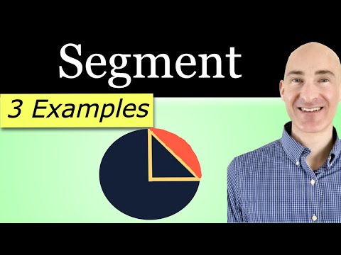 Find Area of a Segment in a Circle (3 Methods)