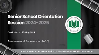 APSACS Senior School Orientation Session (2024-25)