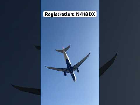 Delta Airlines Airbus A330neo landing at John F. Kennedy Airport #delta #airbus #aviation