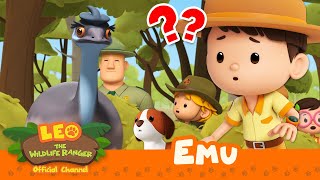 This wild BIRD lays GREEN EGGS?! 🌿🥚 | Emu | Leo the Wildlife Ranger | Kids Cartoons