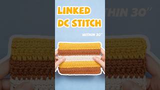 Master the linked double crochet technique for a smooth, compact crochet finish!#crochet #yeezhee