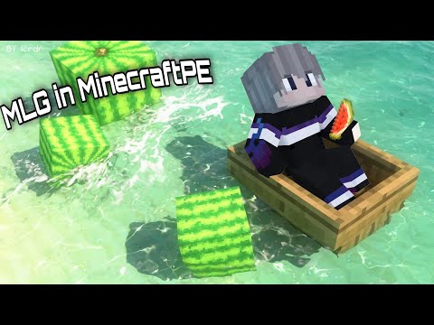 Dream MLG in Minecraft PE | #shorts #minecraft #sambhv