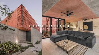 Casa Bugambilias: A Private Concrete Sanctuary with Lattice Walls in Mérida, Mexico