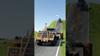 MIlitary Trucks vs Wood Trap -  Beamng.Drive - 147  #crashphysics #beamngexperiments #MIlitaryTrucks