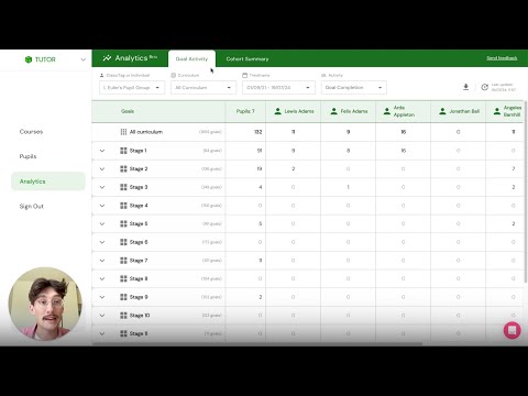 In-App TUTOR Analytics  - Release Video