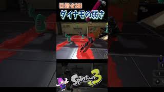 ヒッセンが確取れる最大射程で、ダイナモは１確が出ません【スプラトゥーン３】