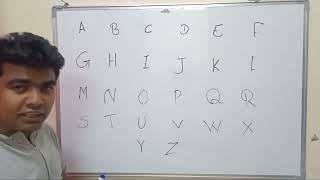 Easy English Alphabet A B C lesson 1