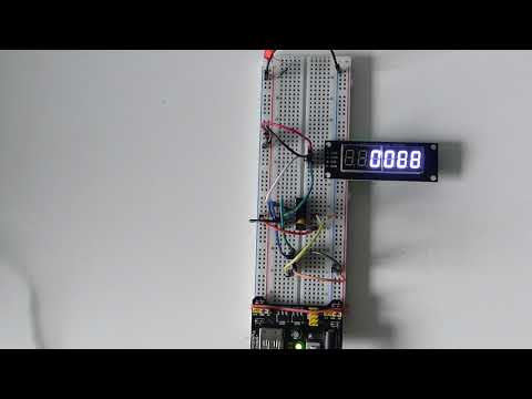 JAL TM1637 Library demo with Display module