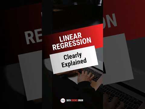Linear Regression in Machine Learning Clearly Explained #machinelearning #linearregression #shorts