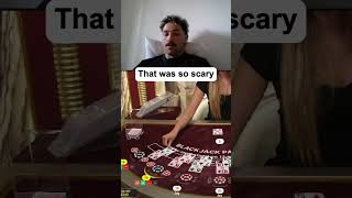 Blackjack is so scary 🫣 @roobet #roobet #blackjack #baccarat #poker #tourney #tablegames #maxwin